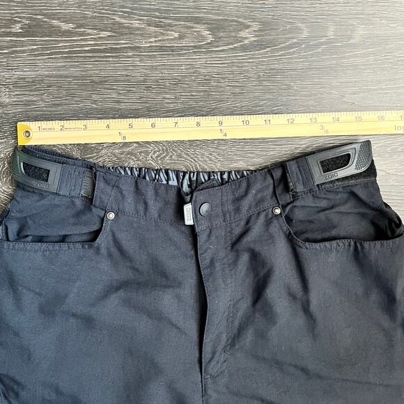 Zoic Ether Mountain Bike Trail riding Cycling Cargo Shorts SZ XL Black No Liner - Picture 9 of 12